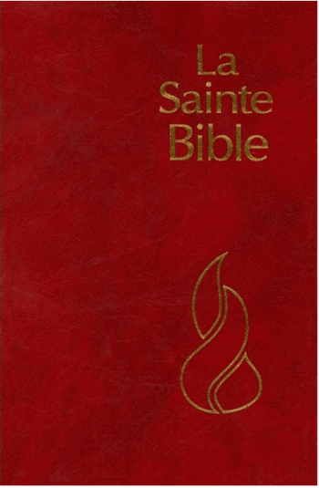 LA SAINTE BIBLE - COUVERTURE SOUPLE GRENAT