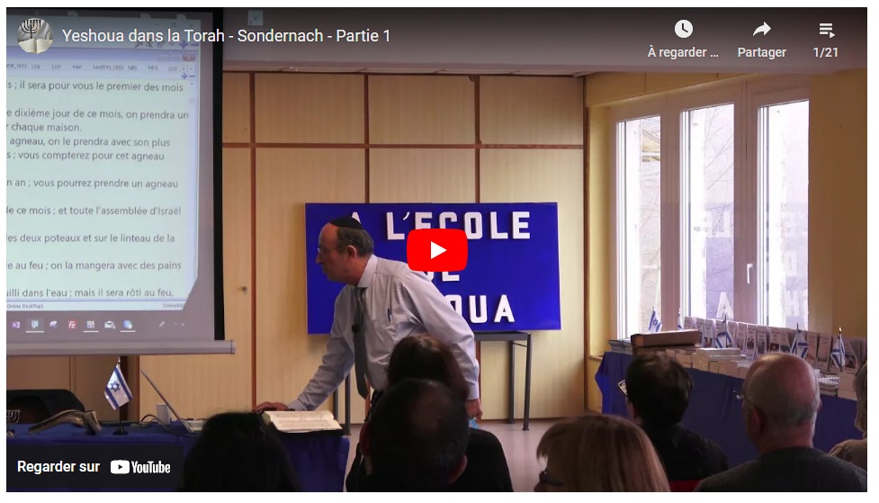 Yéshoua dans la première  alliance – Sondernach