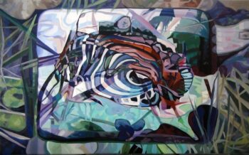 Danse  aquatique 116x73cm