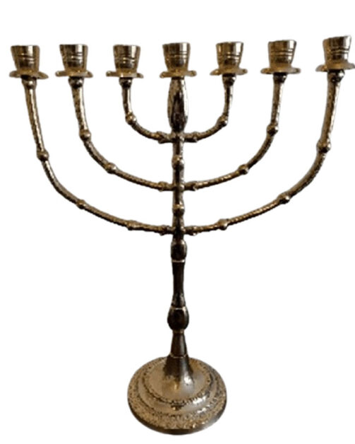 MENORAH – CHANDELIER A 7 BRANCHES HAUTEUR 39CM LARGEUR 31CM