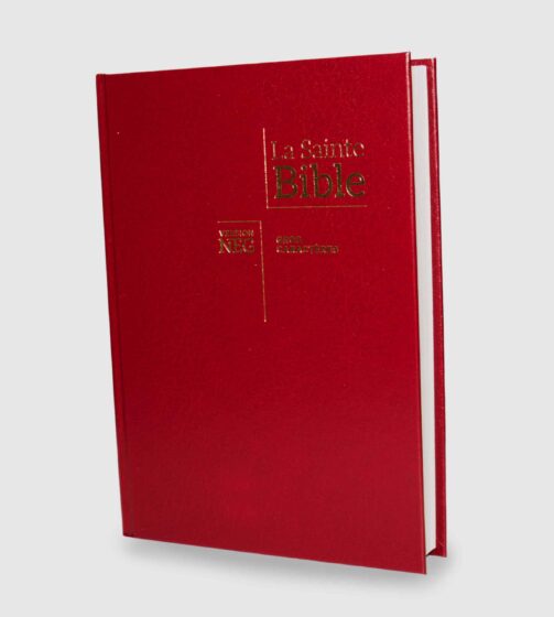 LA BIBLE SEGOND NEG 1979 A GROS CARACTÈRES (Format dur bordeaux rouge)