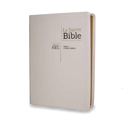 LA BIBLE SEGOND NEG 1979 A GROS CARACTÈRES (Blanche)